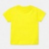Bavlněné bavlněné tričko Mayoral 1043-27 žlutý