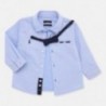 Elegantní košile s motýlkem pro chlapce Mayoral 1162-87 modrý