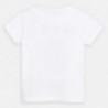 Bavlněný dres pro chlapce Mayoral 3052-25 bílý