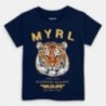 Bavlněné tričko pro chlapce Mayoral 3052-26 granát