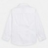 Košile s dlouhými rukávy s motýlkem chlapec Mayoral 3173-18 bílý