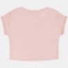 Tričko s krátkým rukávem pro dívky Mayoral 6019-38 růžový