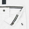 Kalhoty chinos s podvazky kluci Mayoral 1545-76 bílá