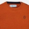 Chlapecký svetr s lemováním Mayoral 351-28 oranžový