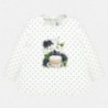 Tričko v puntíky pro dívku Mayoral 2009-33 granát
