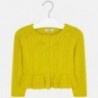 Pletený svetr pro dívku Mayoral 4306-23 žlutý