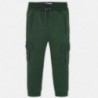Pletené kalhoty pro chlapce Mayoral 4525-40 zelená
