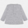 Pletený svetr pro dívku Mayoral 2420-64 stříbro