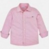 Košile v tečkách chlapci Mayoral 4125-41 růžový
