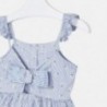 Pruhované šaty pro dívku Mayoral 3953-8 modrá
