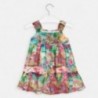 Mayoral 3955-7 volánkové šaty pro dívky, barevné