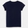 Tričko s krátkým rukávem pro dívky Mayoral 6017-68 granát