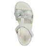 Dívčí sandály Geox J0235G-007BC-C1000 stříbro