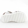 Dívčí sandály Garvalin 202652 stříbrné
