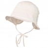 GINEWRA Bavlněný klobouk pro dívčí Jamiks JLC049 ecri barva