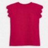 Dívčí červené tričko Mayoral 3015-54