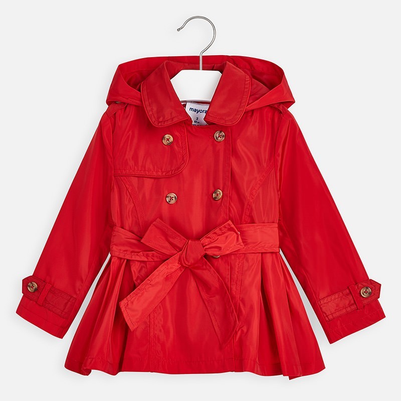Dívčí kabát Mayoral 3474-91 červená