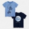 Sada trička pro chlapce Mayoral 3065-67 námořnická modrá
