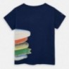 Chlapecké tričko s krátkým rukávem Mayoral 3067-55 námořnická modrá