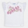 Bavlněné tričko pro dívku Mayoral 3002-52 Růžový