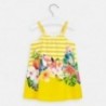 Bavlněné šaty pro dívky Mayoral 3961-12 Žlutá