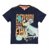 Pletené tričko pro chlapce Boboli 319025-2440 námořnická modrá