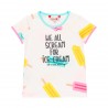 Pletené tričko pro dívky Boboli 429162-1100 bílá