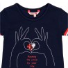 Pletené tričko pro dívky Boboli 459076-2440 barva granát