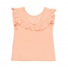 Pletené tričko pro dívky Boboli 499035-3665 barevná broskev