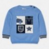 Chlapecký svetr s výšivkou Mayoral 1321-49 Modrý