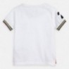 Tričko s krátkými rukávy chlapci Mayoral 3058-24 Bílý