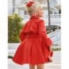 Elegantní dámský kabát Abel & Lula 5318-91 červený