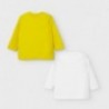 Sada 2 triček pro chlapce Mayoral 2037-89 Žlutá