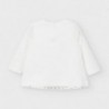Tričko s dlouhým rukávem pro dívky Mayoral 2059-45 krém
