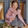Plátěný kabát pro dívku Mayoral 4411-50 Růžový