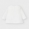 Tričko s dlouhým rukávem pro dívku Mayoral 2059-41 krém / granát