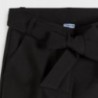 Oříznuté kalhoty pro dívky Mayoral 7536-44 černé