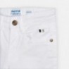 Hladké kalhoty pro chlapce Mayoral 509-11 Bílý