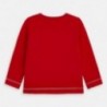 Tričko s potiskem pro dívky Mayoral 3019-56 Červené