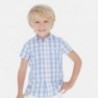 Košile s krátkým rukávem pro chlapce Mayoral 3168-26 modrá
