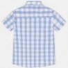 Košile s krátkým rukávem pro chlapce Mayoral 3168-26 modrá
