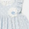 Šaty s tylem pro dívky Mayoral 1872-77 modrá