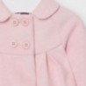 Elegantní kabát pro dívky Mayoral 2466-41 Růžový