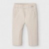 Dlouhé pletené kalhoty pro dívky Mayoral 2591-23 béžová