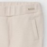 Dlouhé pletené kalhoty pro dívky Mayoral 2591-23 béžová