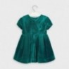 Sametové šaty pro dívky Mayoral 4972-91 Zelená