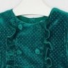 Sametové šaty pro dívky Mayoral 4972-91 Zelená