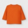 Tričko s dlouhým rukávem pro chlapce Mayoral 2042-82 oranžové