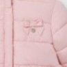 Oboustranná bunda pro dívky Mayoral 2460-19 růžová / krémová