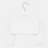 Pletený svetr pro dívky Mayoral 306-80 stříbrný